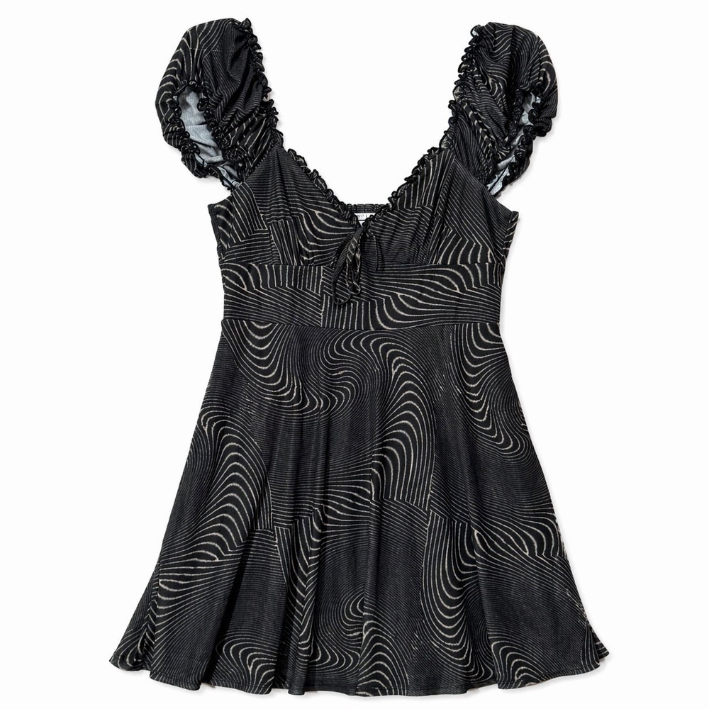 Urban Outfitters Womens Audrey Mesh Mini Dress Sz Med